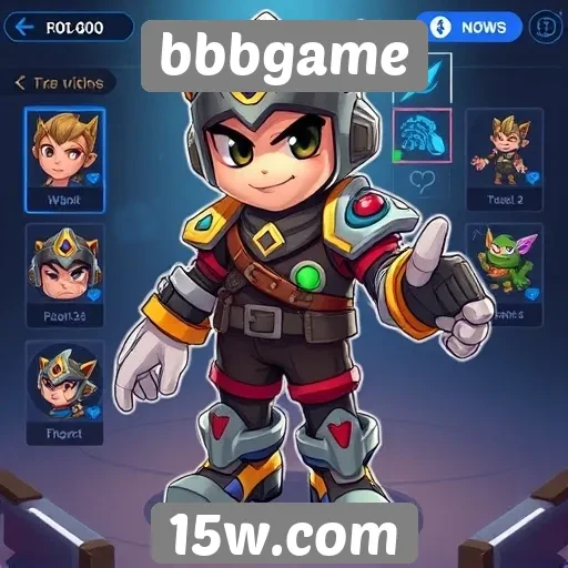Recursos de personalização no bbbgame